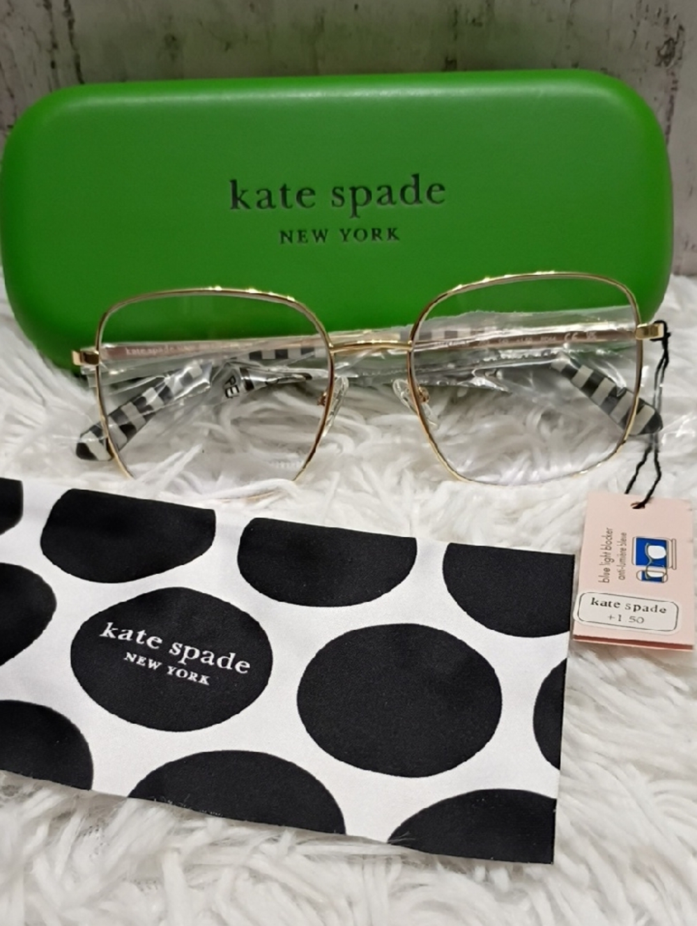 Kate Spade Salome Readers Eyeglasses +1.5  52 17 140 With Case
